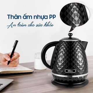 ẤM SIÊU TỐC 1.7L SEKA SK28195 VÂN ĐÁ