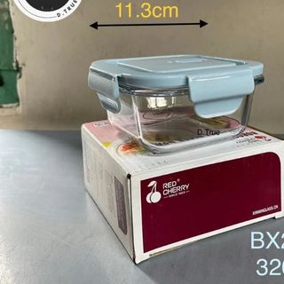 BỘ 3 HỘP THỦY TINH ĐỰNG THỰC PHẨM VUÔNG