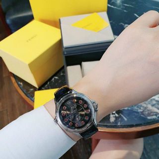 HOT SALE ĐỒNG HỒ MÁY THUỴ SĨ MỚI NHẤT DÂY DA FENZI MẶT PHA LÊ XOAY FULLBOX