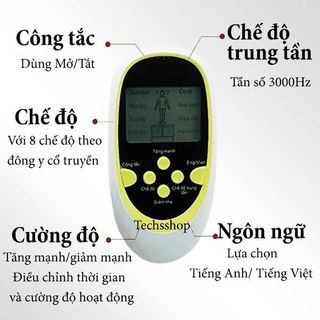 MÁY TRỊ LIỆU 8 MIẾNG DÁN