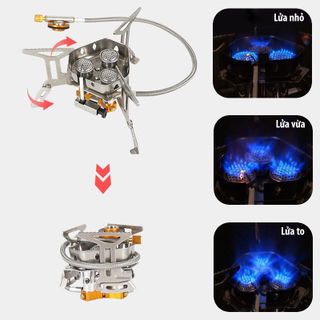 BẾP GA MINI 3 ĐẦU ĐỐT