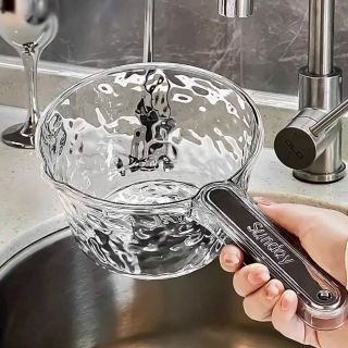 Gáo Múc Nước Trong Suốt Vân Kim Cương, Ca Múc Nước Trong Suốt Cứng Cáp