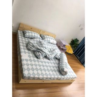 Giường Pallet Cao 15cm Gỗ Tự Nhiên Xử Lý Chống Mối  - Pallet Giá Xưởng Nan Dày