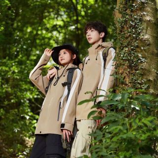 Áo khoác trơn dù phối nút From rộng unisex.. giá sỉ