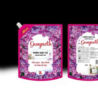 Nước Giặt Xả Gwyneth 3kg Hàng Xịn (Thùng 4 Túi)