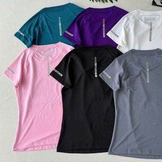Áo thun nữ sport vải lỗ kim mới Phom chất chuẩn đẹp Size m.l.xl.xxl Ri 2222 Tách nửa ri được