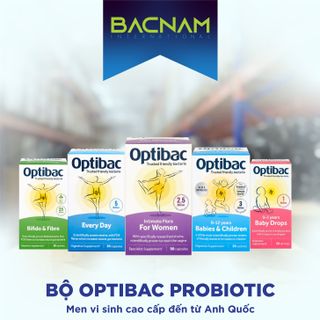 Men phụ khoa Optibac tím 30V