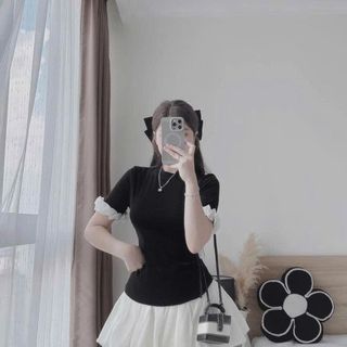 SET ÁO VIỀN TAY CHÂN VÁY BÍ - LÊ PHƯƠNG BOUTIQUE