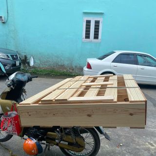 Giường Pallet Cao 15cm Gỗ Tự Nhiên Xử Lý Chống Mối Mọt Đủ Kích Thước - Pallet Giá Xưởng Nan Dày
