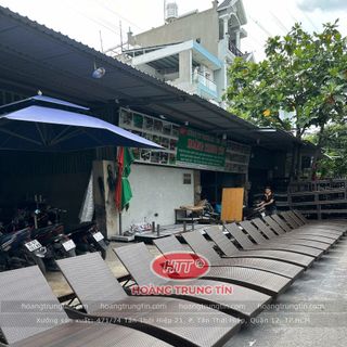 Giường tắm nắng nhựa giả mây thanh lý giá rẻ hàng mới