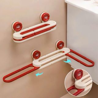 móc treo dày dép dạng hít tường 3 trong 1