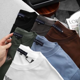 Áo thun nam.  Dòng vải 4 chiều cotton 100%, co giãn xịn.