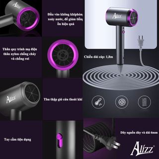 MÁY SẤY TÓC 2 CHIỀU NÓNG LẠNH ALIZZ AL- 13555