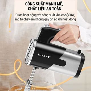 MÁY ĐÁNH TRỨNG ĐA NĂNG SOKANY 800W SK6621
