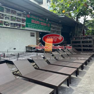 Giường tắm nắng ngoài trời giá rẻ hàng mới