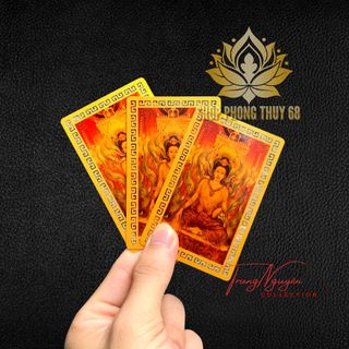 Kim Bài Hồ Ly Tình Duyên ( Hồ Ly 9 Đuôi) Quyến Rũ Thu Hút Người Mến Người ĐỂ Ý ĐỂ BÓP VÍ, ỐP ĐIỆN THOẠI