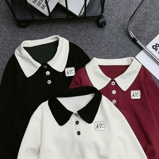 ÁO THUN COTTON FORM RỘNG TAY DÀI CỔ TRỤ - LÊ PHƯƠNG BOUTIQUE
