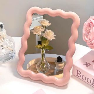 Gương trang điểm để bàn dạng sóng