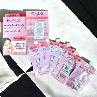 [Hộp 6 Gói] Kem Dưỡng Trắng Da Ponds Bright Beauty Spf 15 Pa++ Nội Địa Thái Lan 7gram ( mẫu mới )