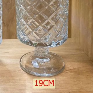 BÌNH CẮM HOA THỦY TINH 19CM DECOR CHÂU ÂU