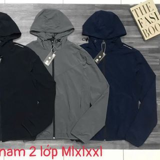 Áo khoác nam 2 lớp
Chất liệu: si giãn 
Size: MLXLXXL