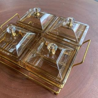 KHAY MỨT TẾT 4 HỦ KÈM KHAY SANG TRỌNG