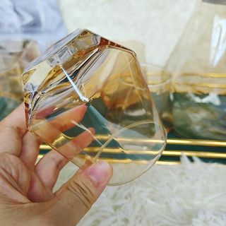BỘ 6 LY THỦY TINH EO LỤC GIÁC 310ML