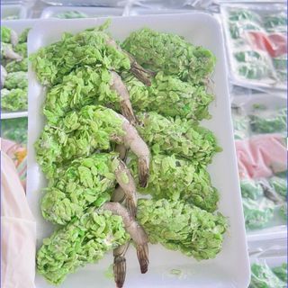 TÔM TẨM CỐM XANH