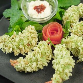 TÔM TẨM CỐM XANH