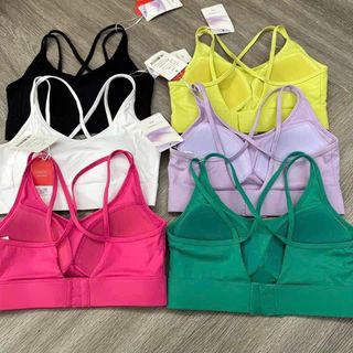 áo bra đúc lulu siêu đẹp 7 màu Size: M L Đen , Đỏ M L XL Sẵn kho