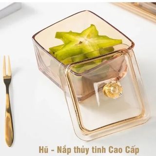 KHAY MỨT TẾT 6 NGĂN THỦY TINH HỔ PHÁCH CAO CẤP