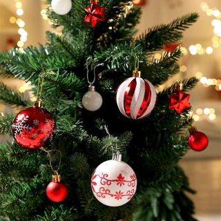 Sét Bóng châu trang trí Noel 44 chi tiết