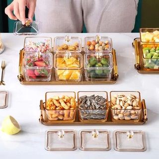KHAY MỨT TẾT 6 NGĂN THỦY TINH CAO CẤP