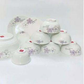 BỘ CHÉN ĐĨA SỨ QUÀ TẶNG CAO CẤP