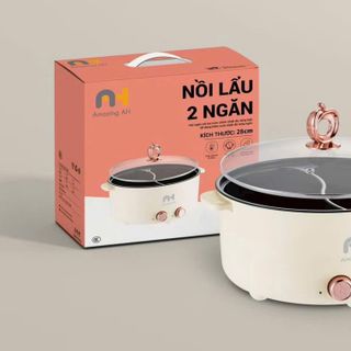 Nồi lẩu điện 2 ngăn Amazing giá sỉ