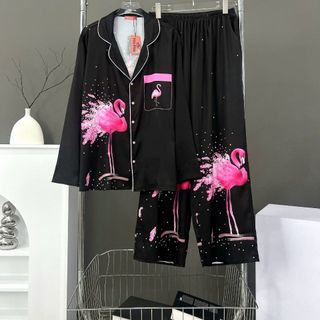 Bộ lụa 4D tay dài big size đến 85kg