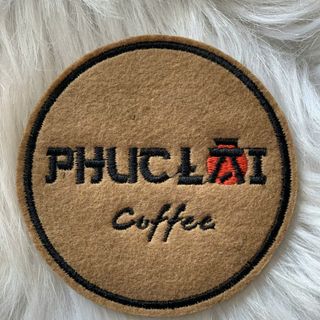 Đế lót ly vải nỉ , sản xuất logo tên quán theo yêu cầu ,  giá tại xưởng