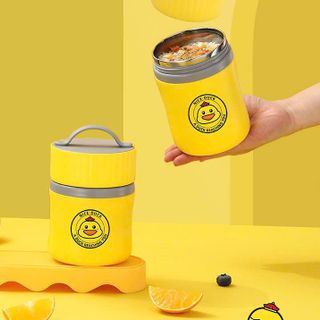 BÌNH Ủ CHÁO CON VỊT VÀNG 450ML KÈM MUỖNG