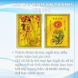 Phù tránh thị phi, hoá giải vận hạn