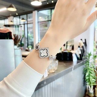 ĐỒNG HỒ NỮ CHÍNH HÃNG SCOTI DÂY LẮC CỎ 4 LÁ