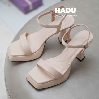 Giày Cao Gót Đế Vuông 9P Quai Ngang Đúp Trước 2P VENESSA HADU M967