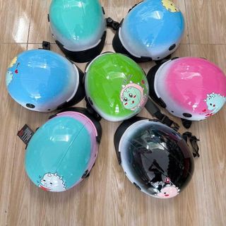 NÓN BẢO HIỂM 2 MÀU CÓ THÔNG GIÓ HỌA TIẾT