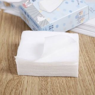 Hộp bông tẩy trang bỏ túi 50m - Bông tẩy trang mini 100% cotton nguyên chất,mềm mịn và an toàn cho da,thiết kế đẹp,tiện lợi