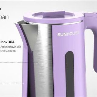 ẤM SIÊU TỐC INOX 2 LỚP 1.8L SUNHOUSE SHD1368KB