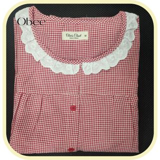 Đồ bộ mặc nhà quần dài 80cm, vải thô kẻ caro nhí cổ tròn phối ren hàng thiết kế giá sỉ