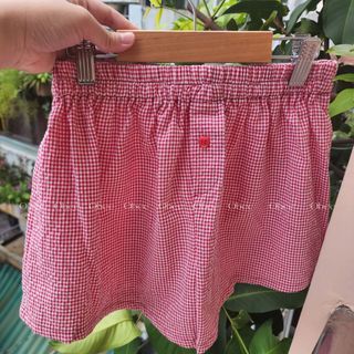 Quần short BOXER NỮ kẻ sọc caro nhiều màu