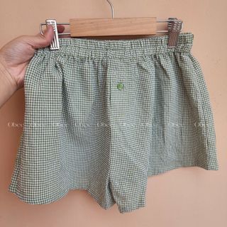 Quần short BOXER NỮ kẻ sọc caro nhiều màu