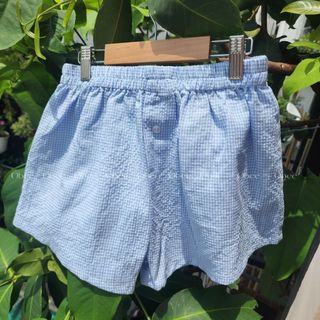 Quần short BOXER NỮ kẻ sọc caro nhiều màu