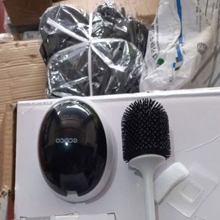 Cọ toilet, cọ bồn cầu silicon dạng tròn Ecoco dán tường tiện lợi - ECOCO