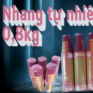 Nhang tự nhiên THÀNH TÂM 4 tấc, không hoặc có mùi tự nhiên dịu nhẹ